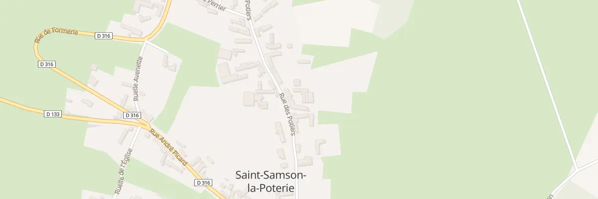Plan du 18 Rue des Potiers à Saint-Samson-la-Poterie