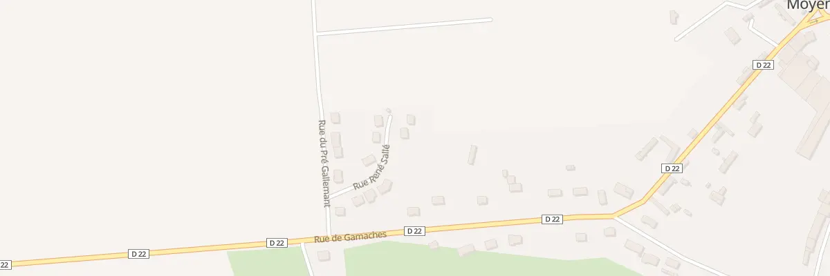 Plan du 10 Rue René Sallé à Moyenneville