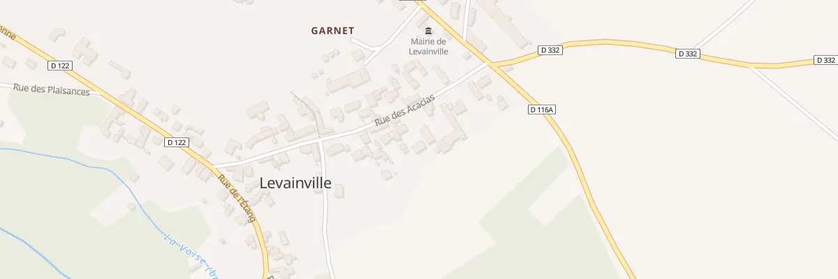 Plan du 5B Rue des Acacias à Levainville