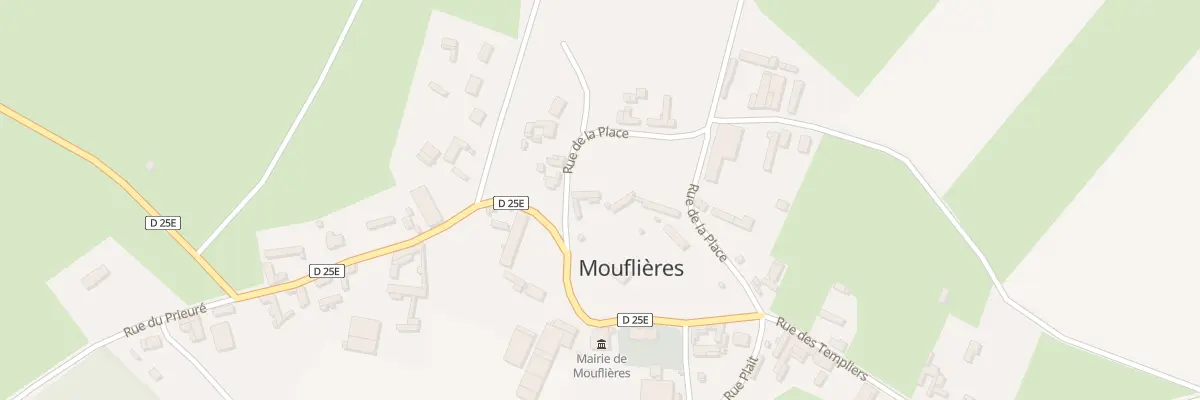 Plan du 2 Rue de la Place à Mouflières