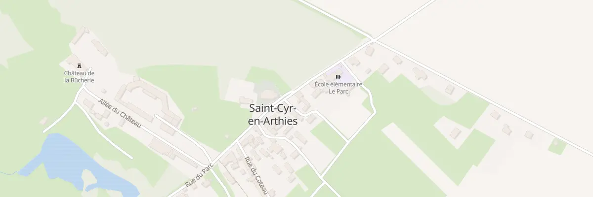 Plan du 12 Rue du Parc à Saint-Cyr-en-Arthies