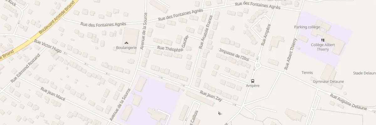 Plan du 5 Rue Anatole France à Limay