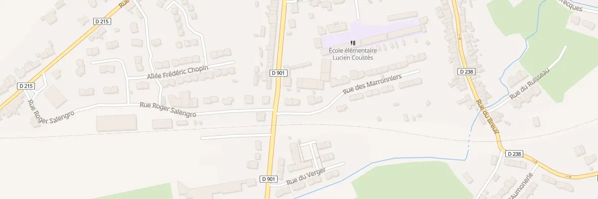 Plan du 19 Rue des Marronniers à Samer