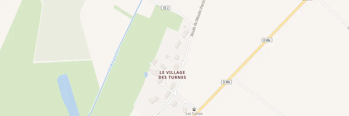 Plan du 5223 Le Village des Turnes à Coings