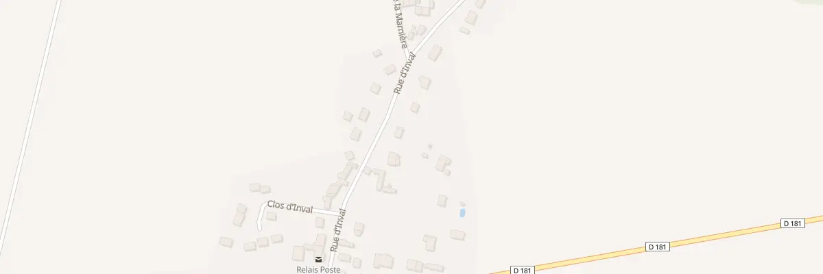 Plan du 38 Rue d’Inval à Courcelles-lès-Gisors