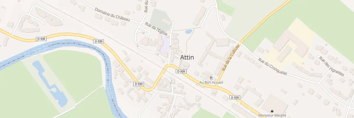 Plan du 4 Rue de l’Église à Attin