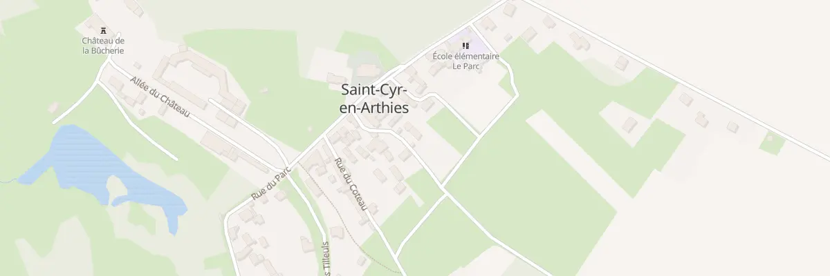 Plan du 12 Rue des Vergers à Saint-Cyr-en-Arthies