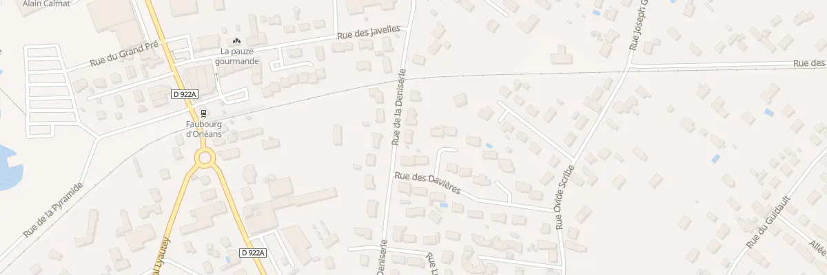 Plan du 37 Rue de la Deniserie à Romorantin-Lanthenay
