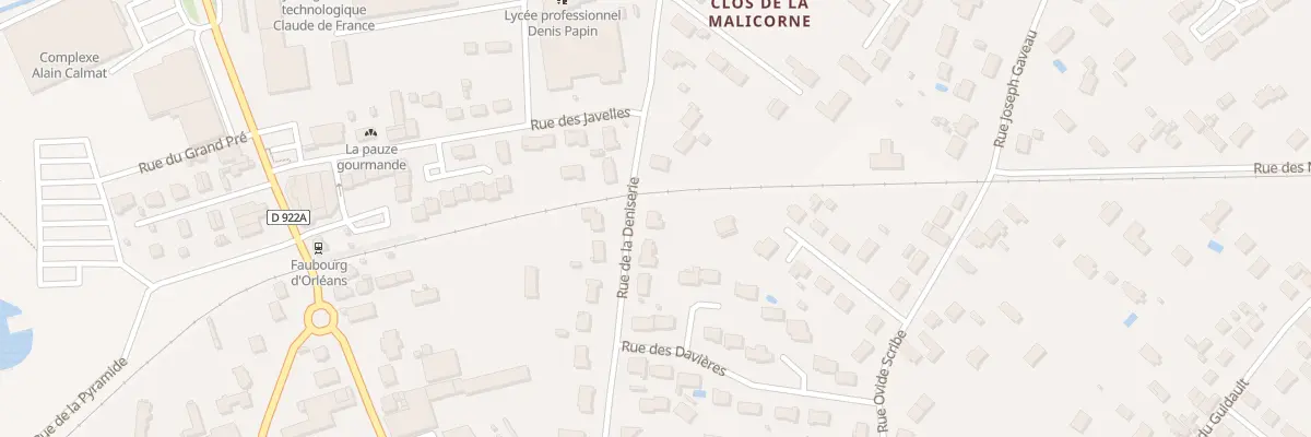 Plan du 41 Rue de la Deniserie à Romorantin-Lanthenay