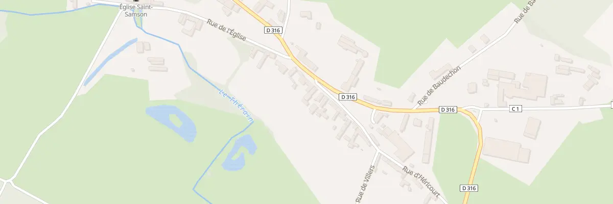 Plan du 2 Rue de Villers à Saint-Samson-la-Poterie