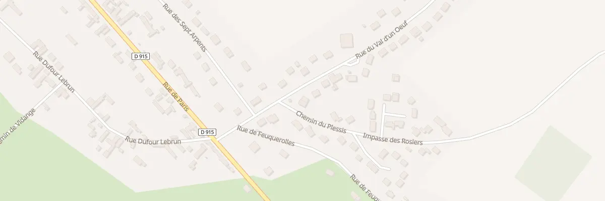 Plan du 1 Che du Plessis à Talmontiers