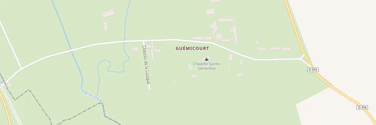 Plan du 5133F Guemicourt à Saint-Germain-sur-Bresle