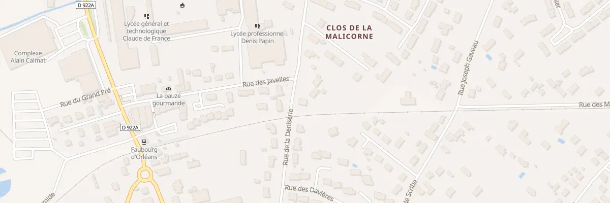Plan du 45 Rue de la Deniserie à Romorantin-Lanthenay