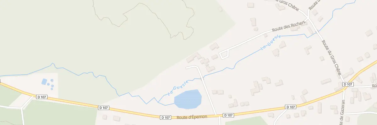 Plan du 52 Rte d’Epernon à Poigny-la-Forêt