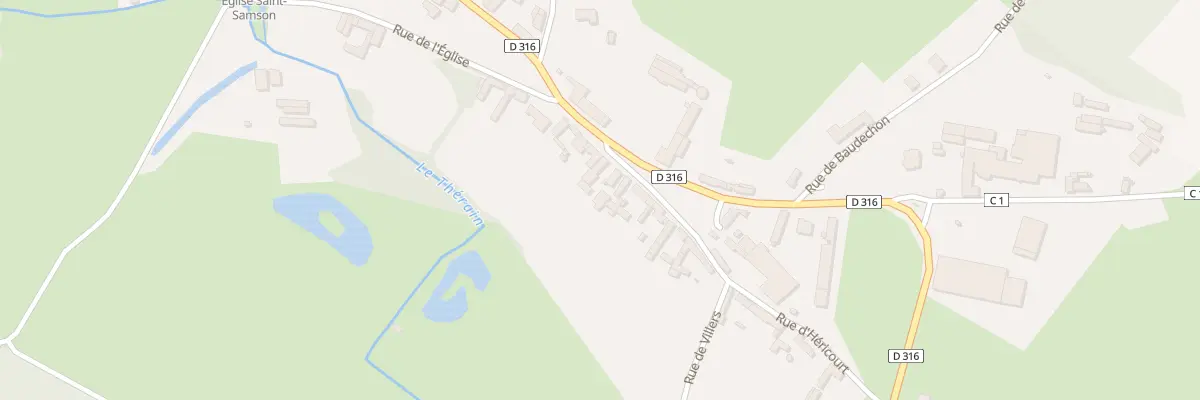 Plan du 4 Rue de Villers à Saint-Samson-la-Poterie