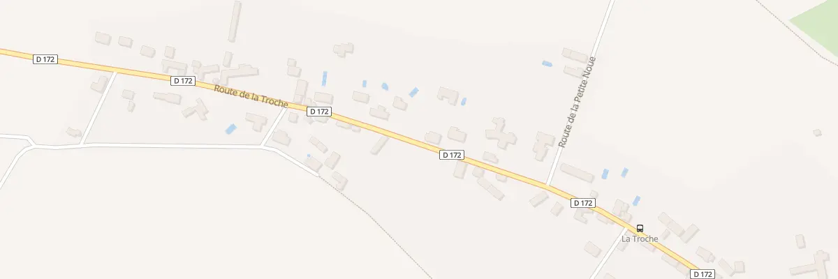 Plan du 44B Rte de la Troche à Grosrouvre