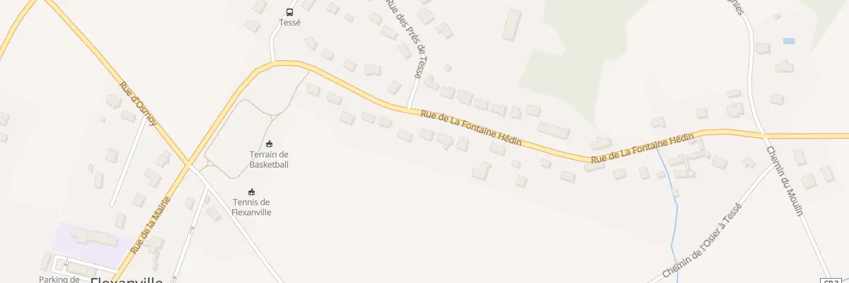 Plan du 14 Rue de la Fontaine Hédin à Flexanville