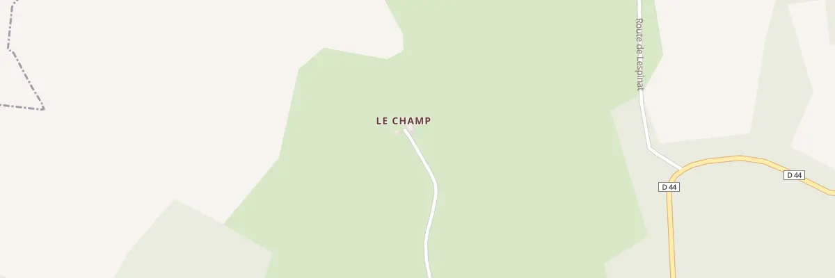 Plan du 5018 Le Champ à Saint-Salvadour