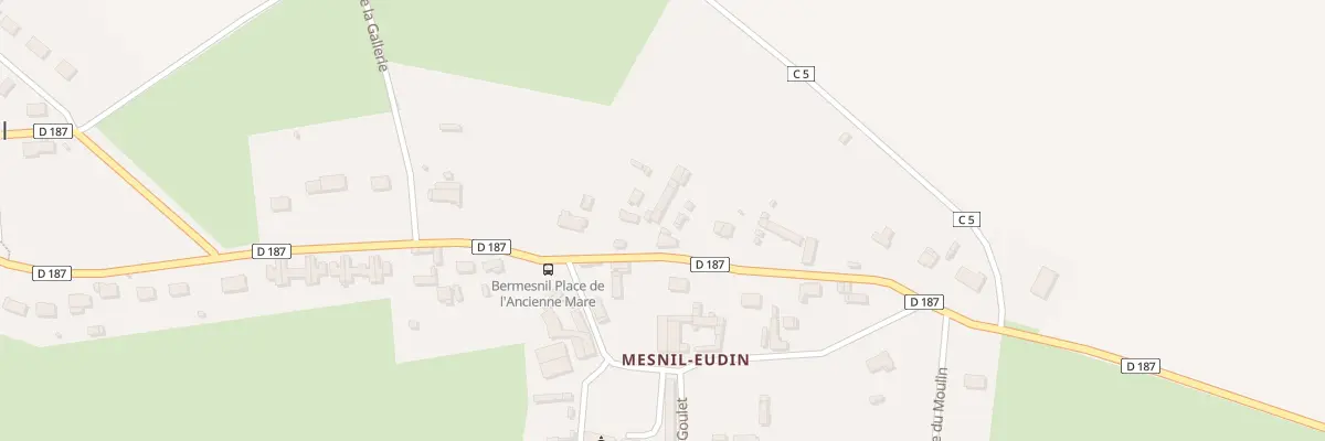 Plan du 19 Rue Charles de Gaulle à Bermesnil