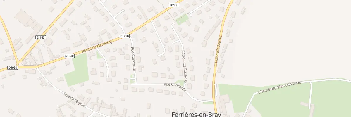 Plan du 5 Res Bellevue à Ferrières-en-Bray