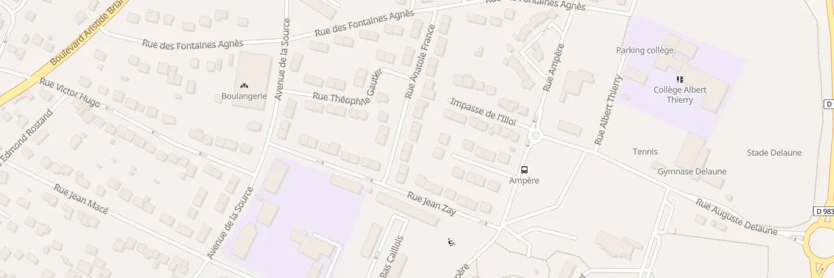 Plan du 10 Rue Anatole France à Limay