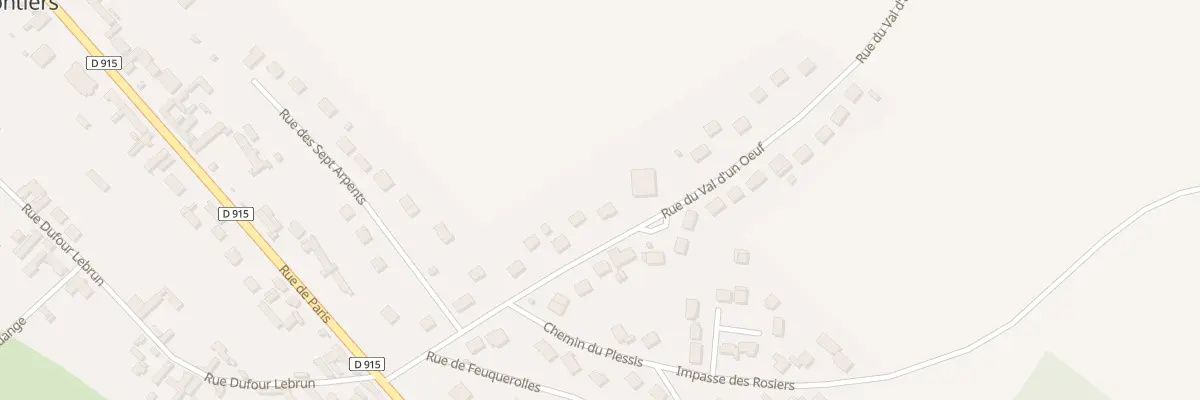 Plan du 13 Rue du Val d’Un Oeuf à Talmontiers