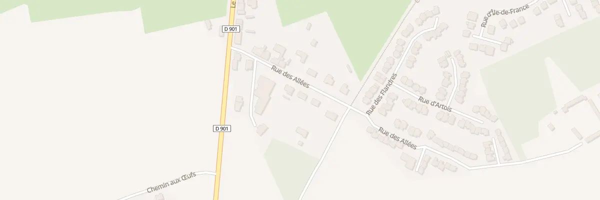 Plan du 124 Rue des Allées à Samer