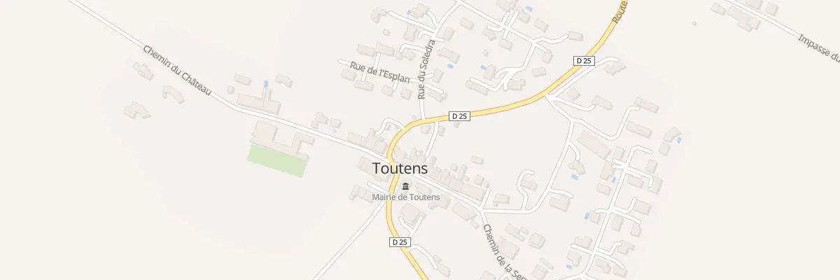 Plan du 5 Rue de l’Autan à Toutens