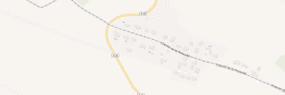 Plan du 142 Che du Pistouillé à Toutens