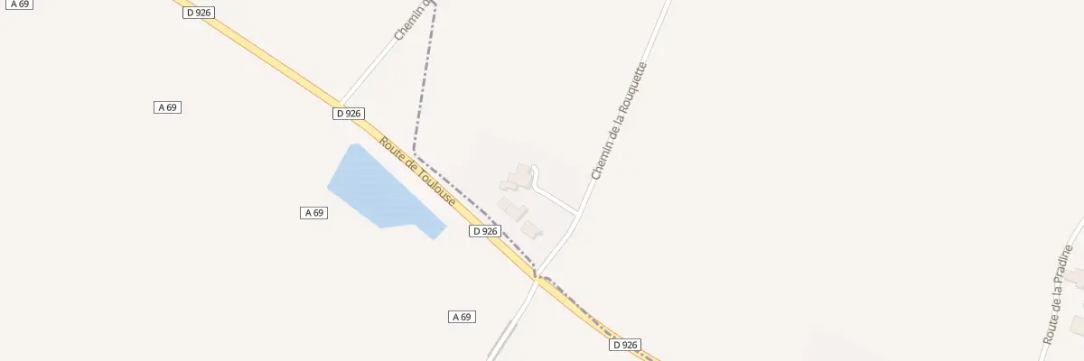 Plan du 1016 Che de la Rouquette à Bannières
