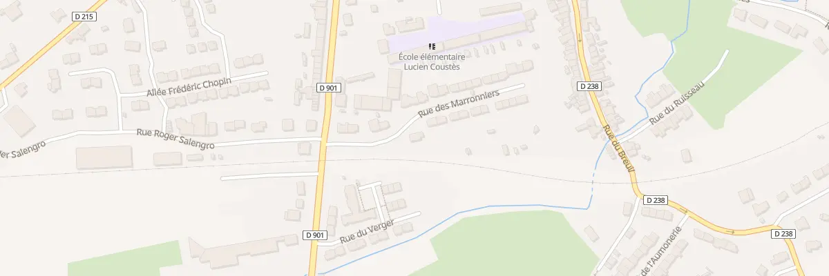 Plan du 96 Rue des Marronniers à Samer