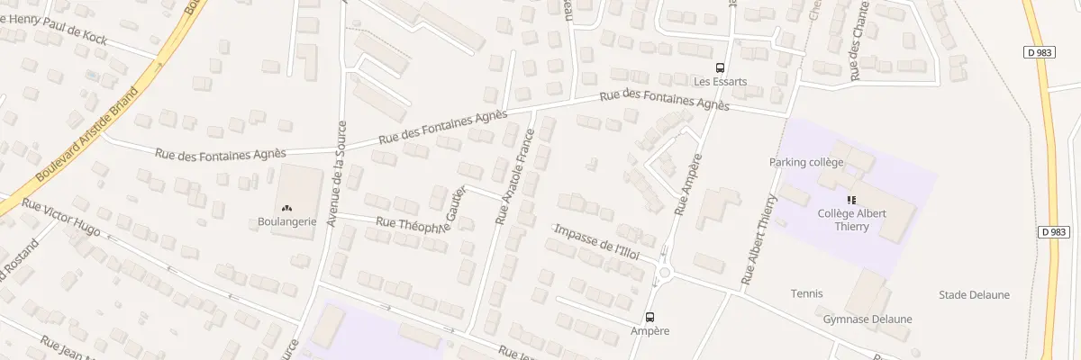Plan du 24 Rue Anatole France à Limay