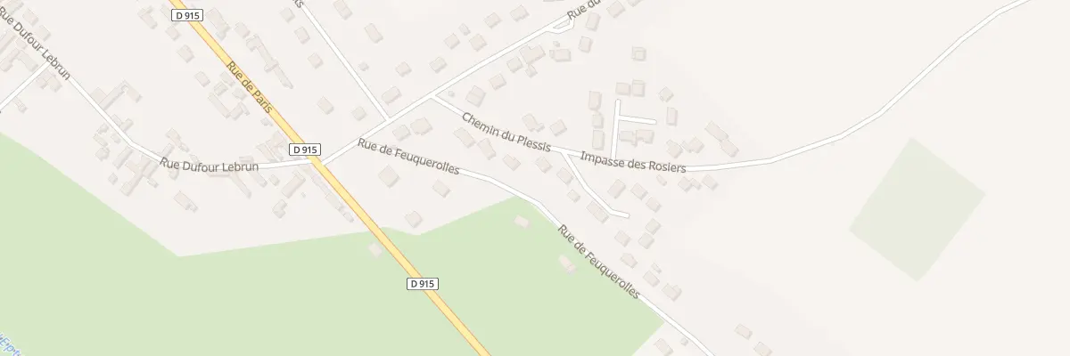 Plan du 10 Che du Plessis à Talmontiers