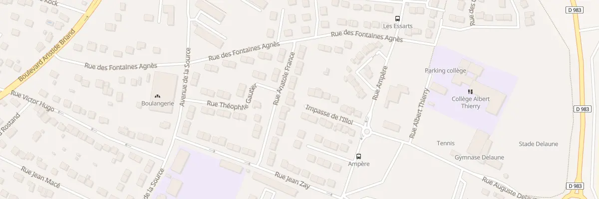 Plan du 20 Rue Anatole France à Limay