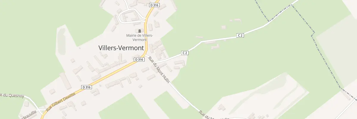 Plan du 1 Rue d’Hericourt à Villers-Vermont