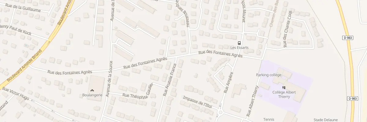 Plan du 32 Rue Anatole France à Limay