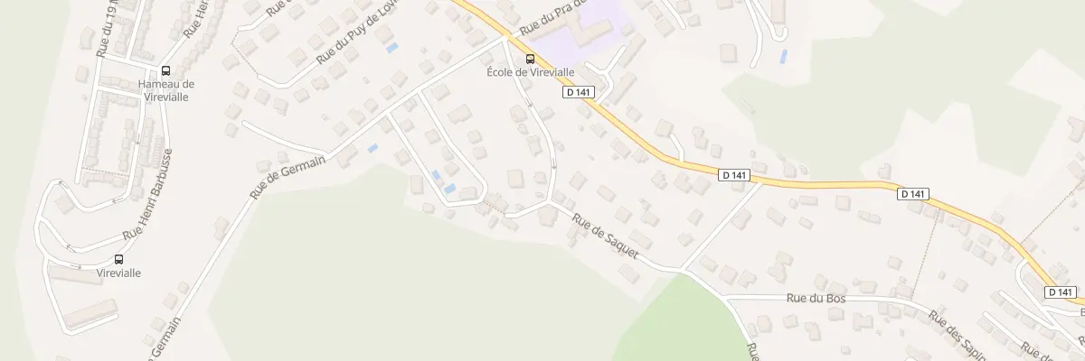 Plan du 10 Rue de Saquet à Tulle