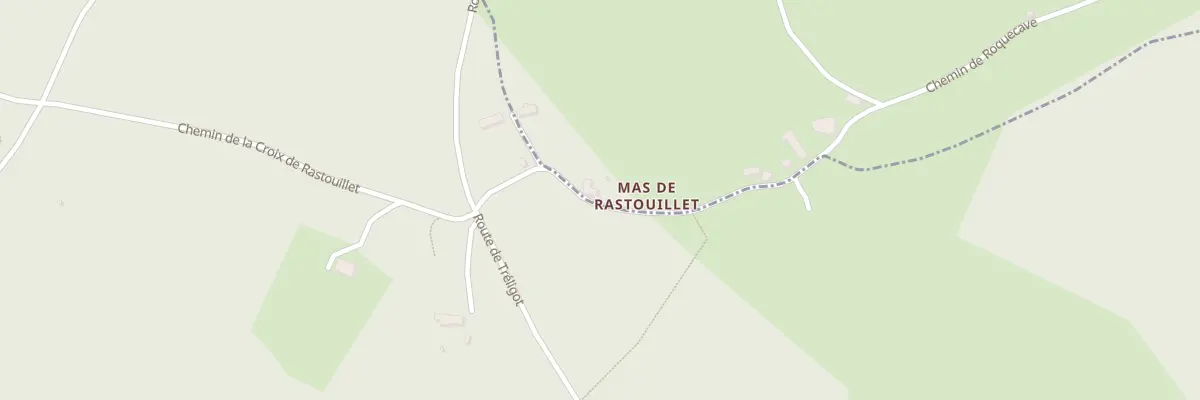 Plan du 6059 Mas de Rastouillet à Cénevières