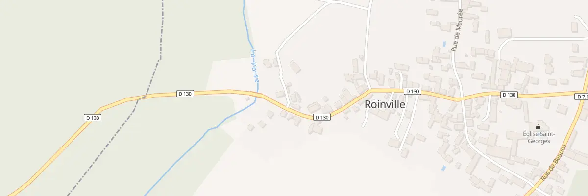Plan du 1 Che de l’Evangile à Roinville