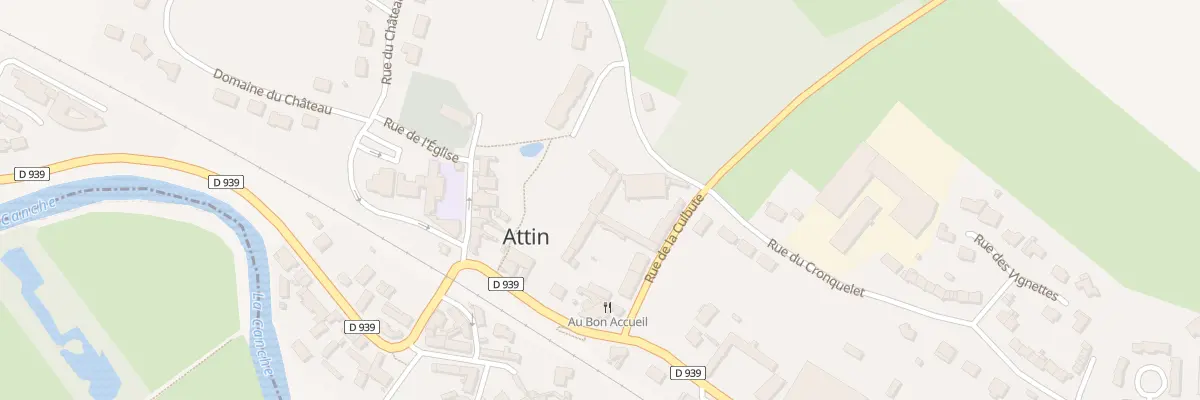 Plan du 3 Rue de la Culbute à Attin