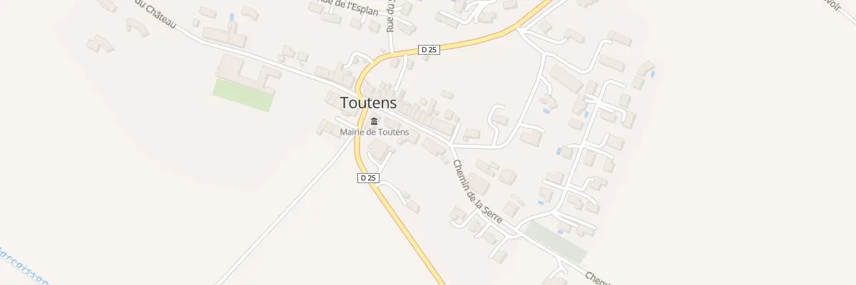Plan du 17 Village à Toutens