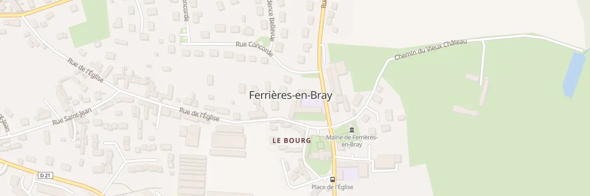 Plan du 28 Rue Concorde à Ferrières-en-Bray