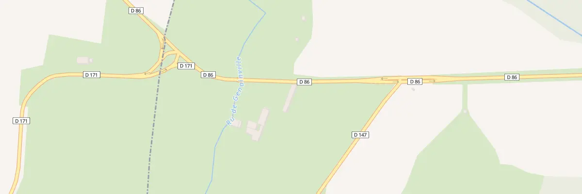 Plan du 5091 Le Pont d’Hennecourt à Hodent