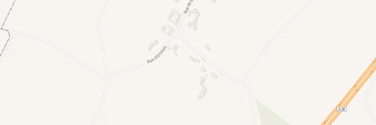 Plan du 8 Trinquies à Huppy