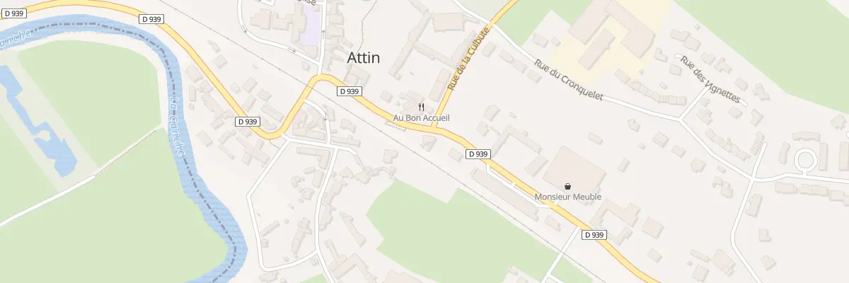 Plan du 31 Rte Nationale 39 à Attin