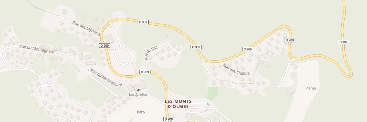 Plan du 326D Les Monts d’Olmes à Montferrier