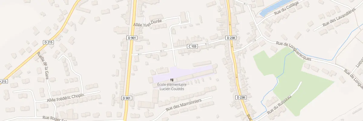 Plan du 116 Rue Ferdinand Farjon à Samer