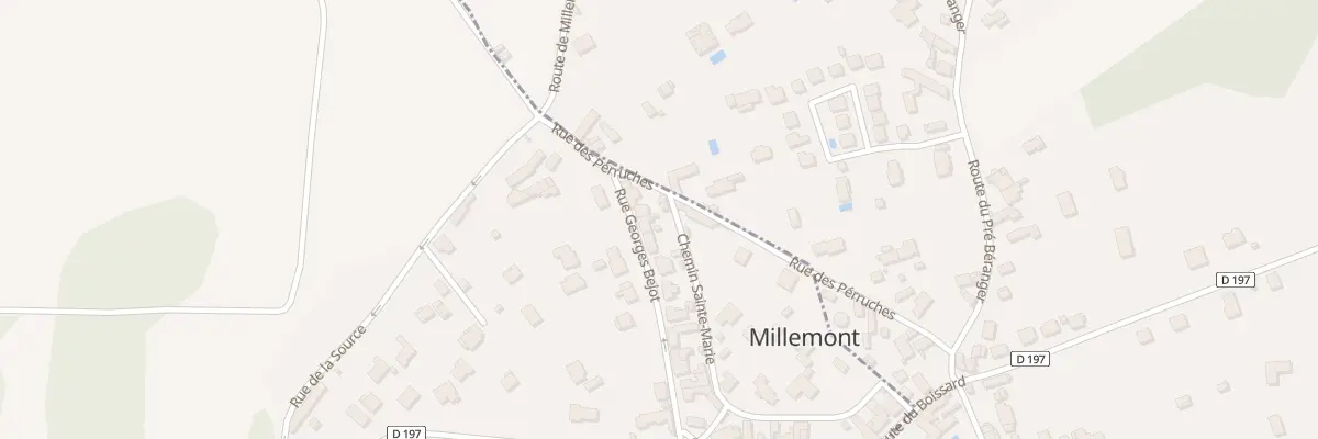Plan du 5 Rue Georges Bejot à Millemont