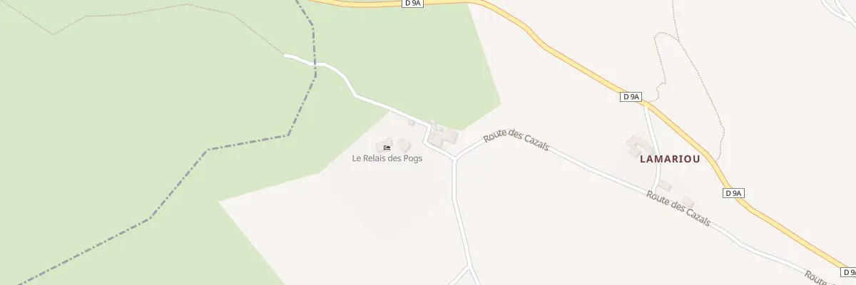 Plan du 16 Cazals à Roquefixade