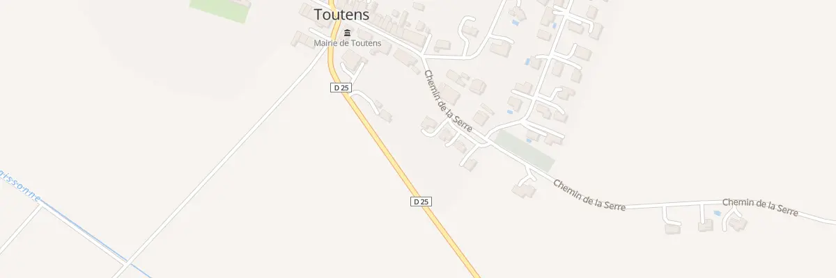 Plan du 40 Che de la Serre à Toutens